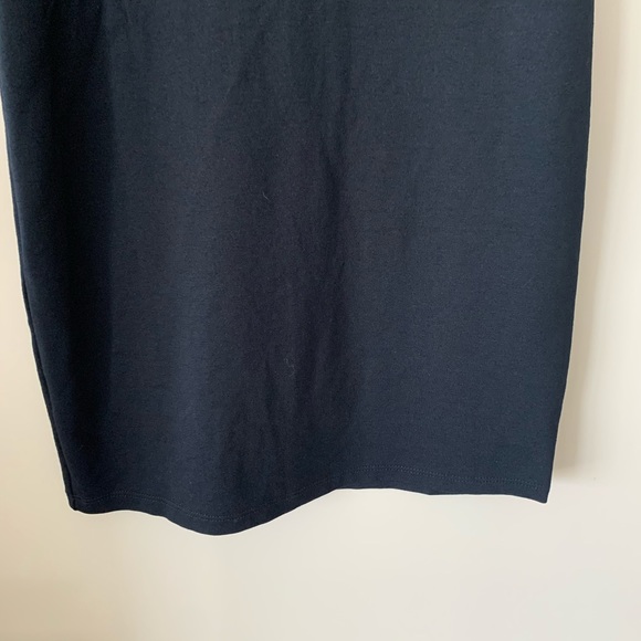 Black cross front minidress EUC - Picture 3 of 6